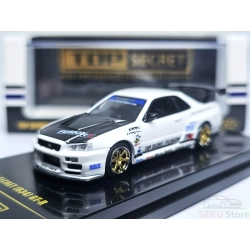 Inno64 Nissan R34 GT-R Top Secret White