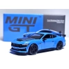 Mini GT Ford Mustang Dark Horse – Grabber Blue – LHD