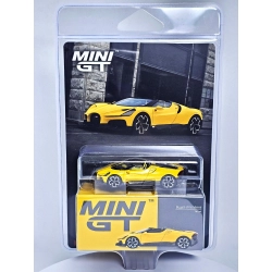 Mini GT Bugatti W16 Mistral – Yellow – Blister Pack