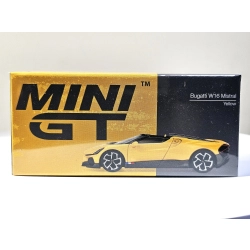 Mini GT Bugatti W16 Mistral – Yellow – LHD