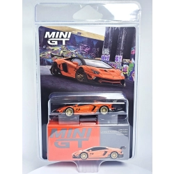 Mini GT Lamborghini Aventador LB-Works – Orange MDX – Blister Pack