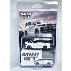 Mini GT Toyota Vellfire (40) – KUHL Racing – White – Blister Pack