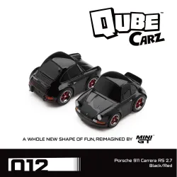 Qube Carz Porsche 911 Carrera RS 2.7 Black/Red – Blister