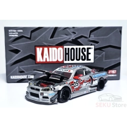 Mini GT x Kaido House Nissan Skyline GT-R (R34) Kaido Star Racing V1