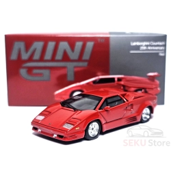 Mini GT Lamborghini Countach 25th Anniversary – Red – 1988 – LHD