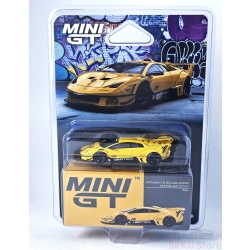 Mini GT Lamborghini Murciélago LB-Silhouette Works GT EVO – Yellow – Blister Pack