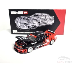 Mini GT Kaido House Nissan Skyline GT-R (R33) Kaido Works ADVAN