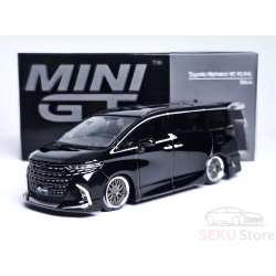Mini GT Toyota Alphard (40) – KUHL Racing – Black – LHD