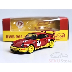 ModelModel Porsche RWB 964 #17 – „Idlers” (Red / Yellow)