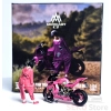 MoreArt Diorama KTM 1190 – Pink Tyrannosaurus Motorcycle z figurką