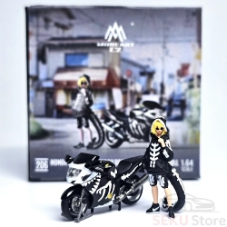 MoreArt Diorama Honda CBR1100XX – Dinosaur Motorcycle "Skeleton"