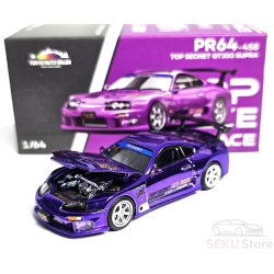 Pop Race Toyota Top Secret GT300 Supra "Purple Chrome" Tokyo Auto Salon (Hong Kong) 2025