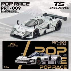 Pop Race Mazda 787B Test Car TOKYO STATION – Silver Chrome - Blister