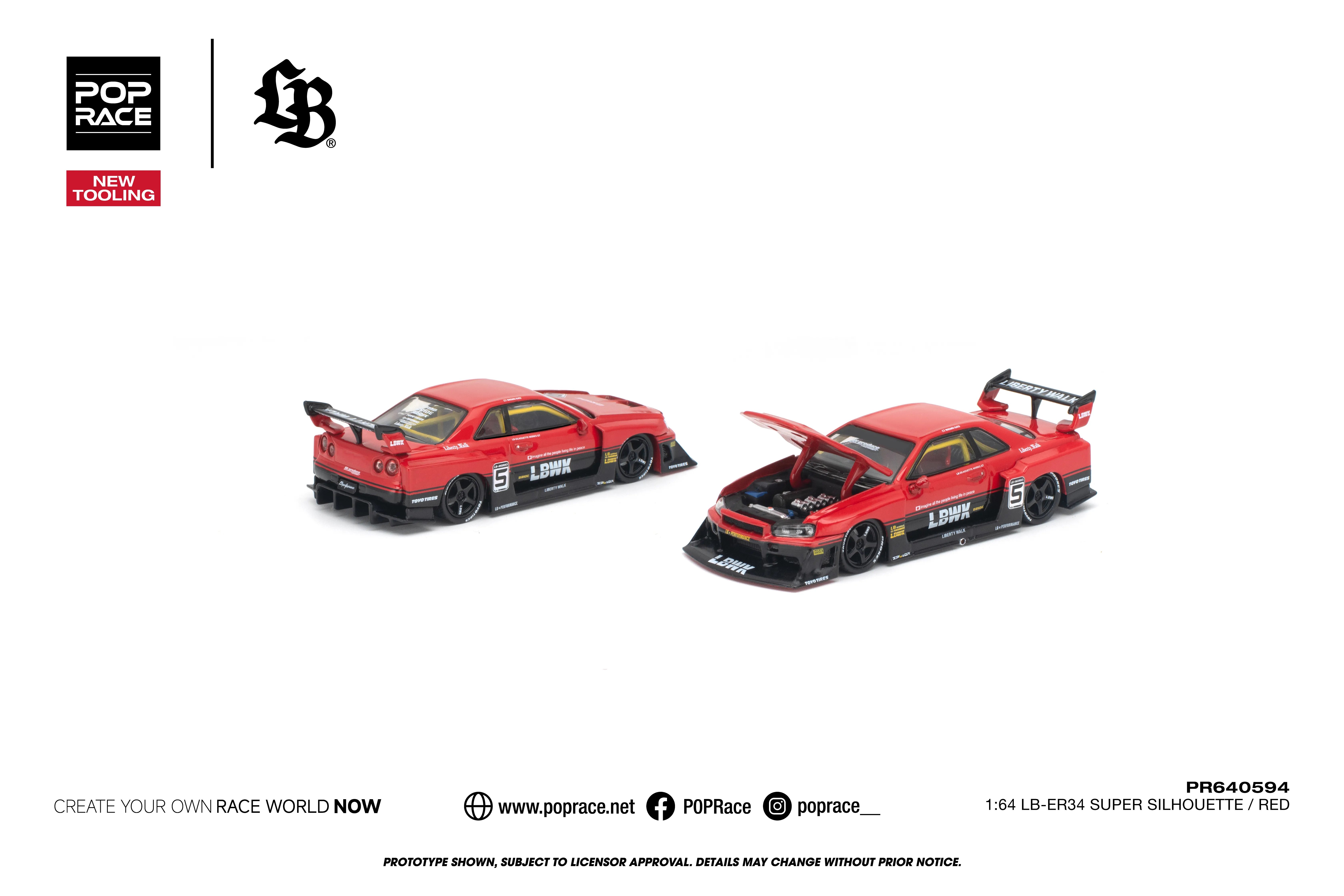 PR640594 LB-ER34 SUPER SILHOUETTE RED NEW TOOLING Sekustore