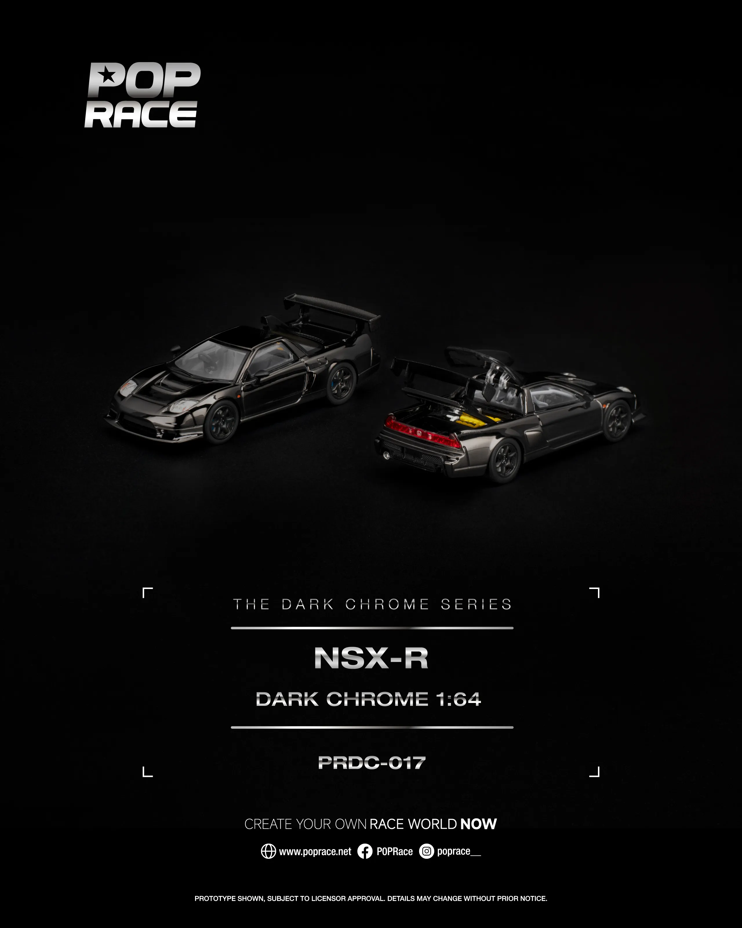 PRDC017 NSX-R DARK CHROME