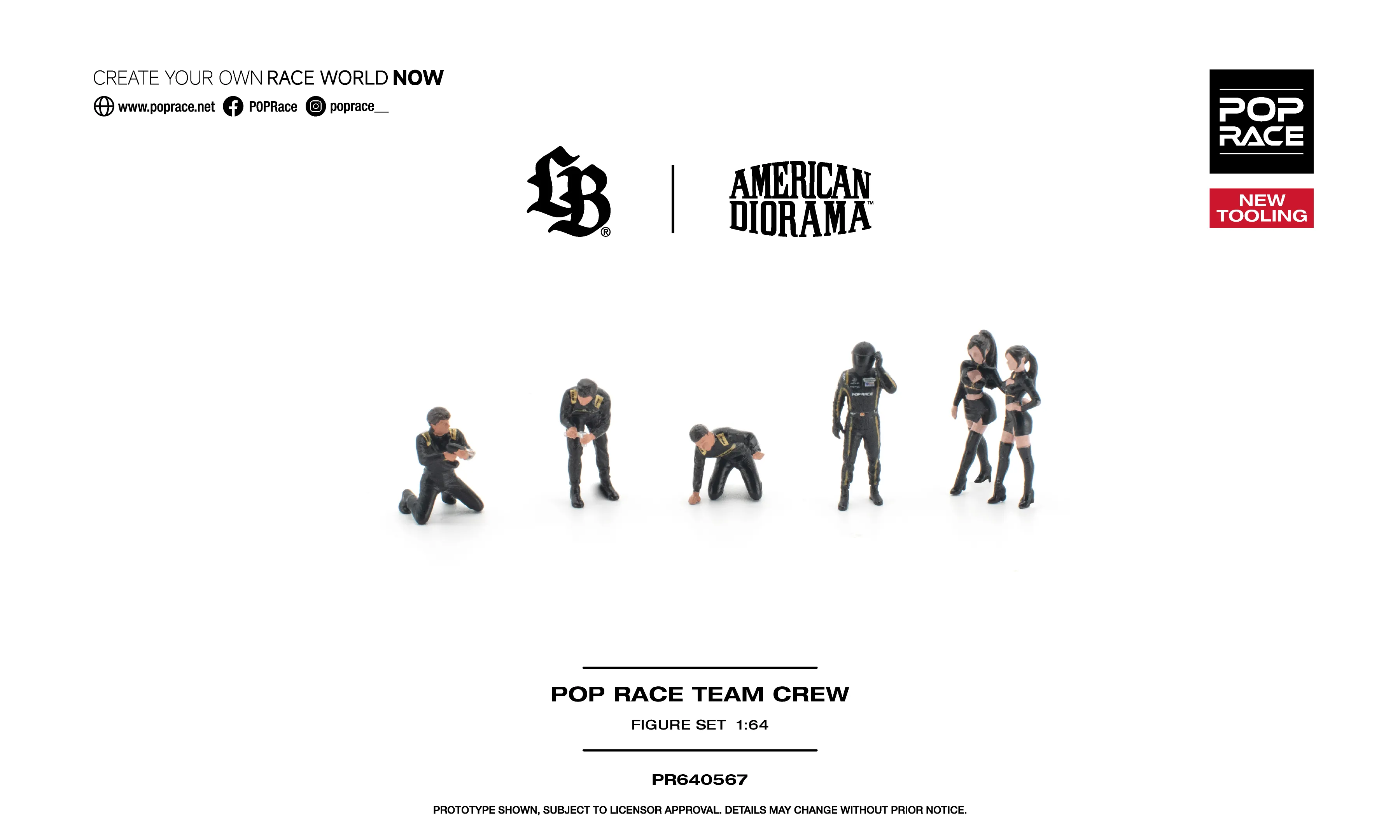 PR640567 | POP RACE TEAM CREW (6 Figures)