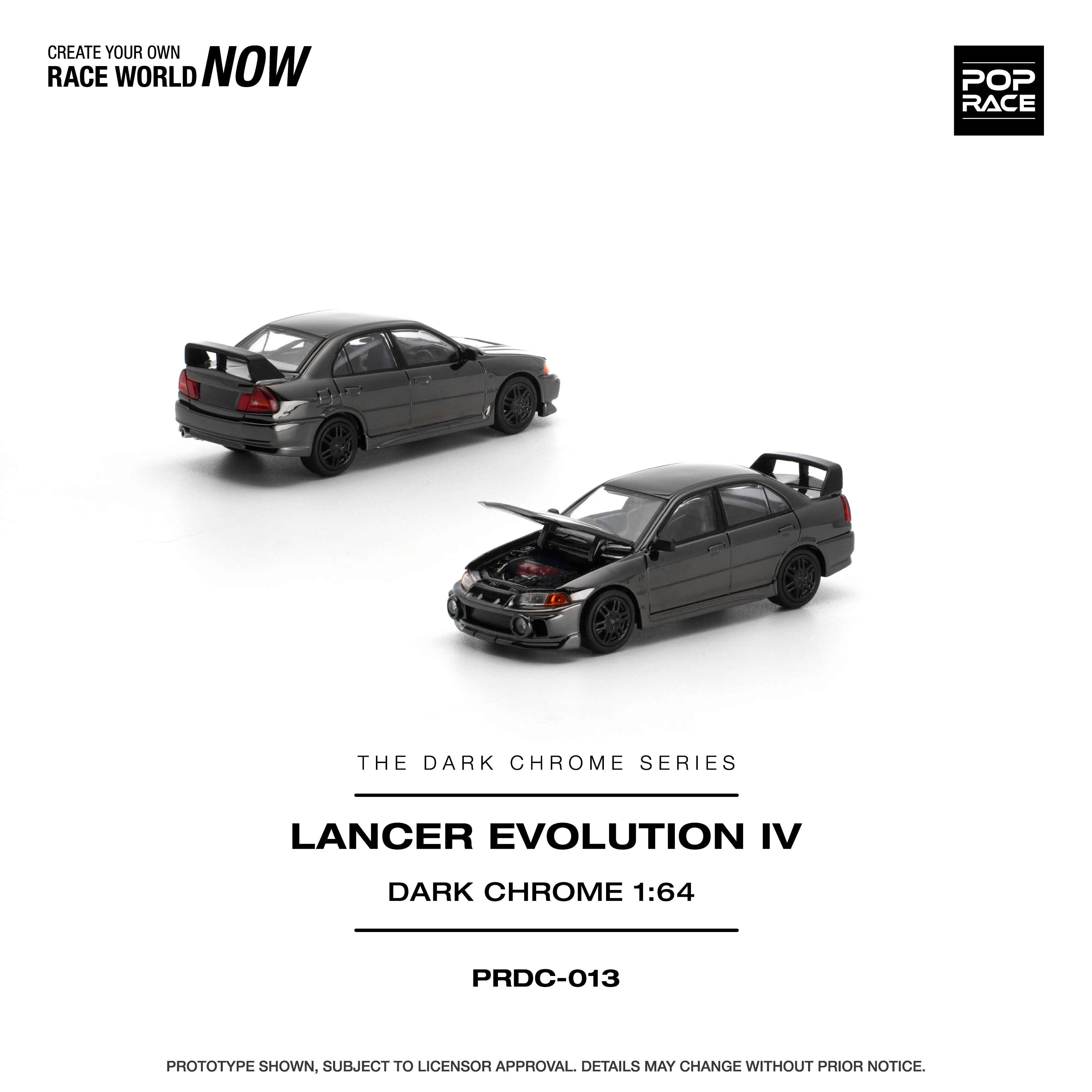 PRDC013 | LANCER EVOLUTION IV (Dark Chrome)