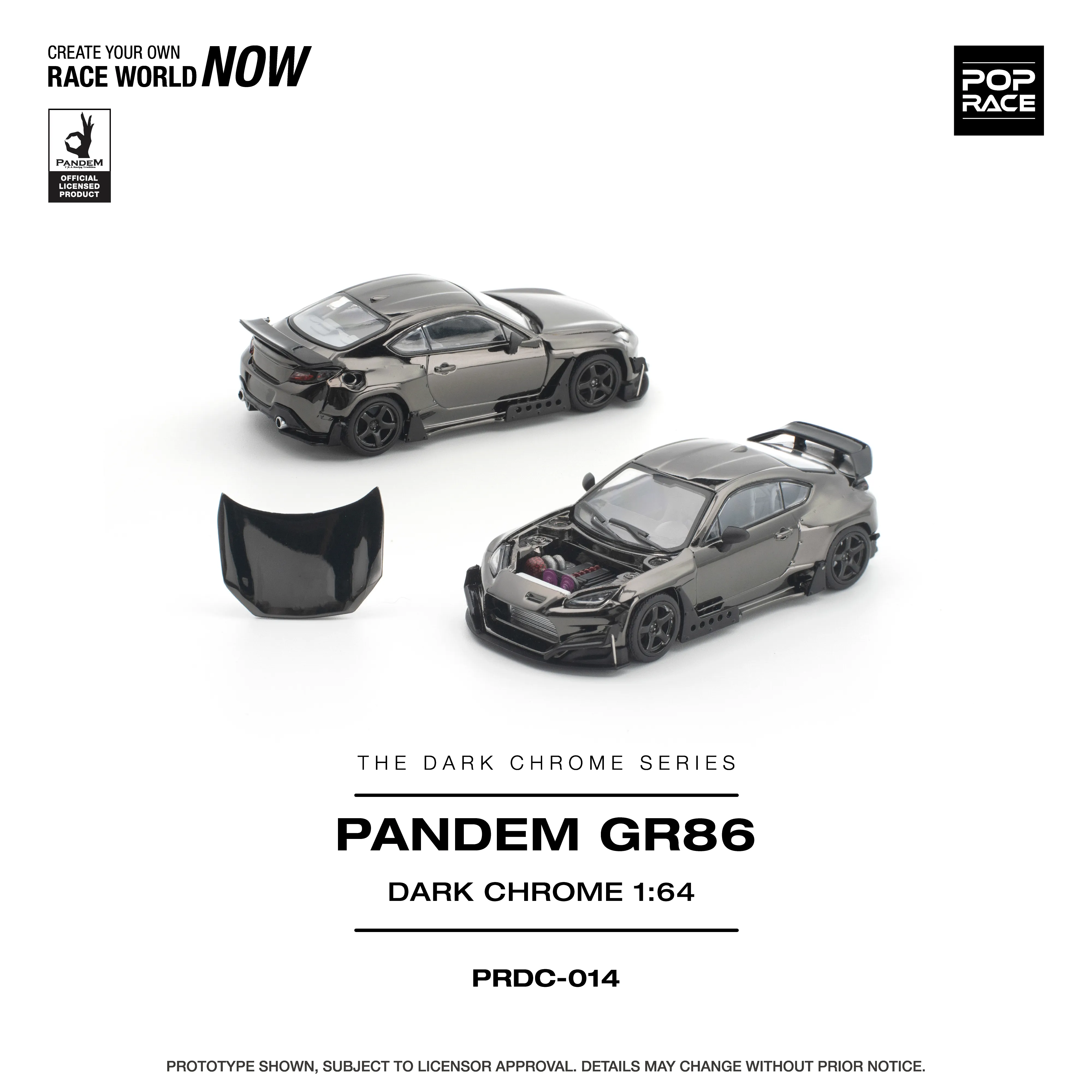 PRDC014 | PANDEM GR 86 (Dark Chrome)