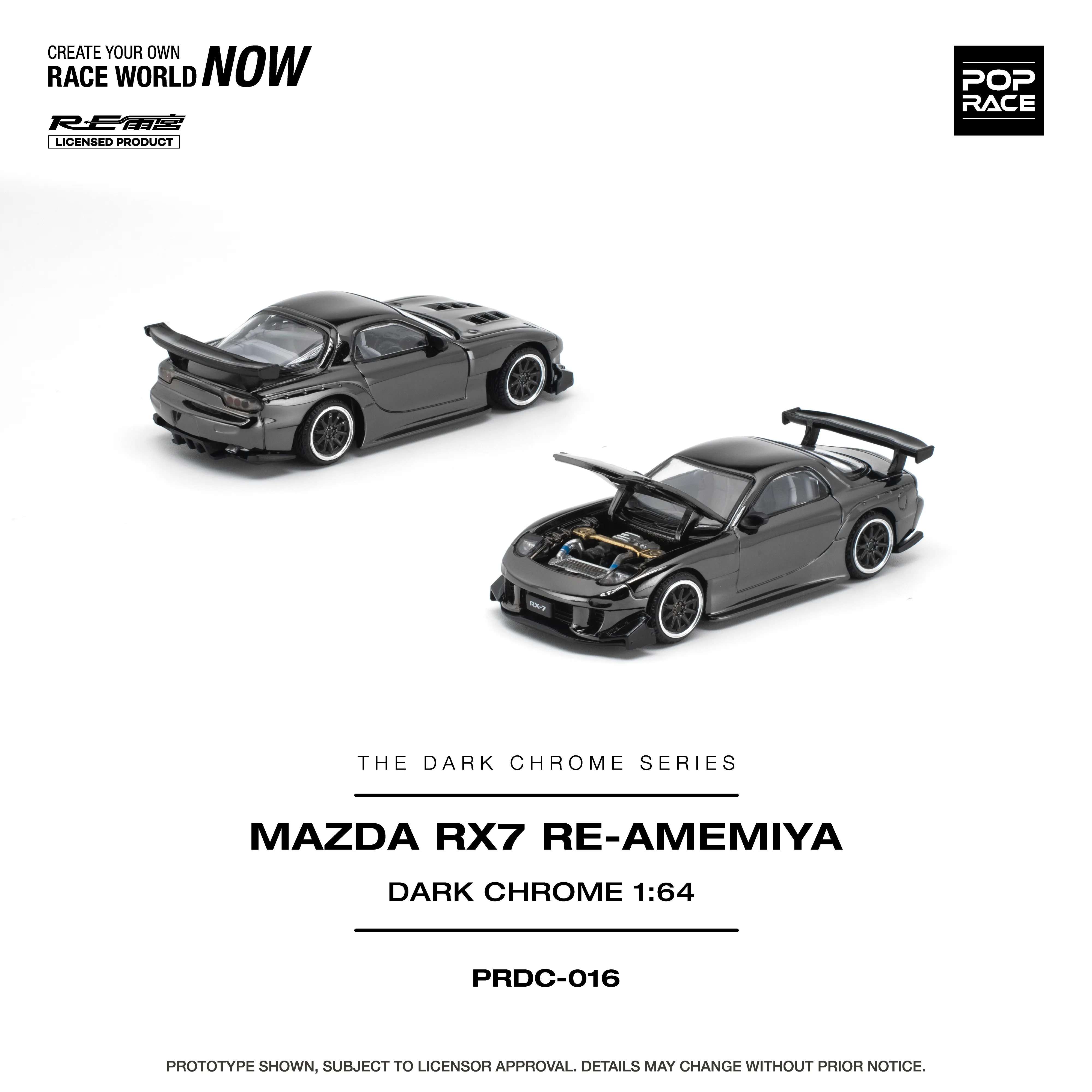 PRDC016 | MAZDA RX-7 RE-AMEMIYA DARK CHROME