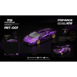 Pop Race Lamborghini Countach LPI 800-4 – Tokyo Station Exclusives (Purple Chrome) - Blister
