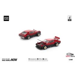 Pop Race Nissan Skyline GT-R "Drift Kenmeri" Red/Black