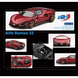 BBR Models Alfa Romeo 33 Stradale – Rosso Villa d'Este