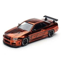 Inno64 Nissan Skyline GT-R (R34) DPLS 10th Anniversary Chameleon Orange Inno64 Nissan Skyline GT-R (R34) DPLS 10th Anniversary Chameleon Orange
