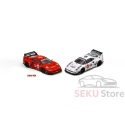 Inno64 Ferrari F40 LBWK "Collect White" (Red Chase Car)