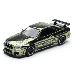 Inno64 Nissan Skyline GT-R (R34) DPLS 10th Anniversary Chameleon Green Inno64 Nissan Skyline GT-R (R34) DPLS 10th Anniversary Chameleon Green