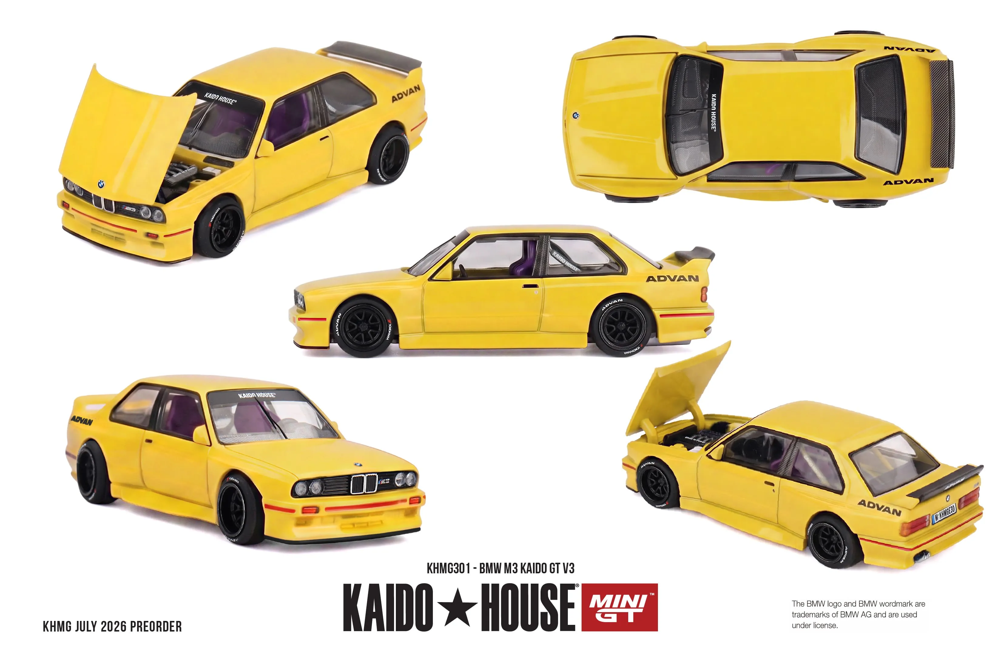 KHMG301 | BMW M3 Kaido GT V3 (Skala 1:64 Mini GT)