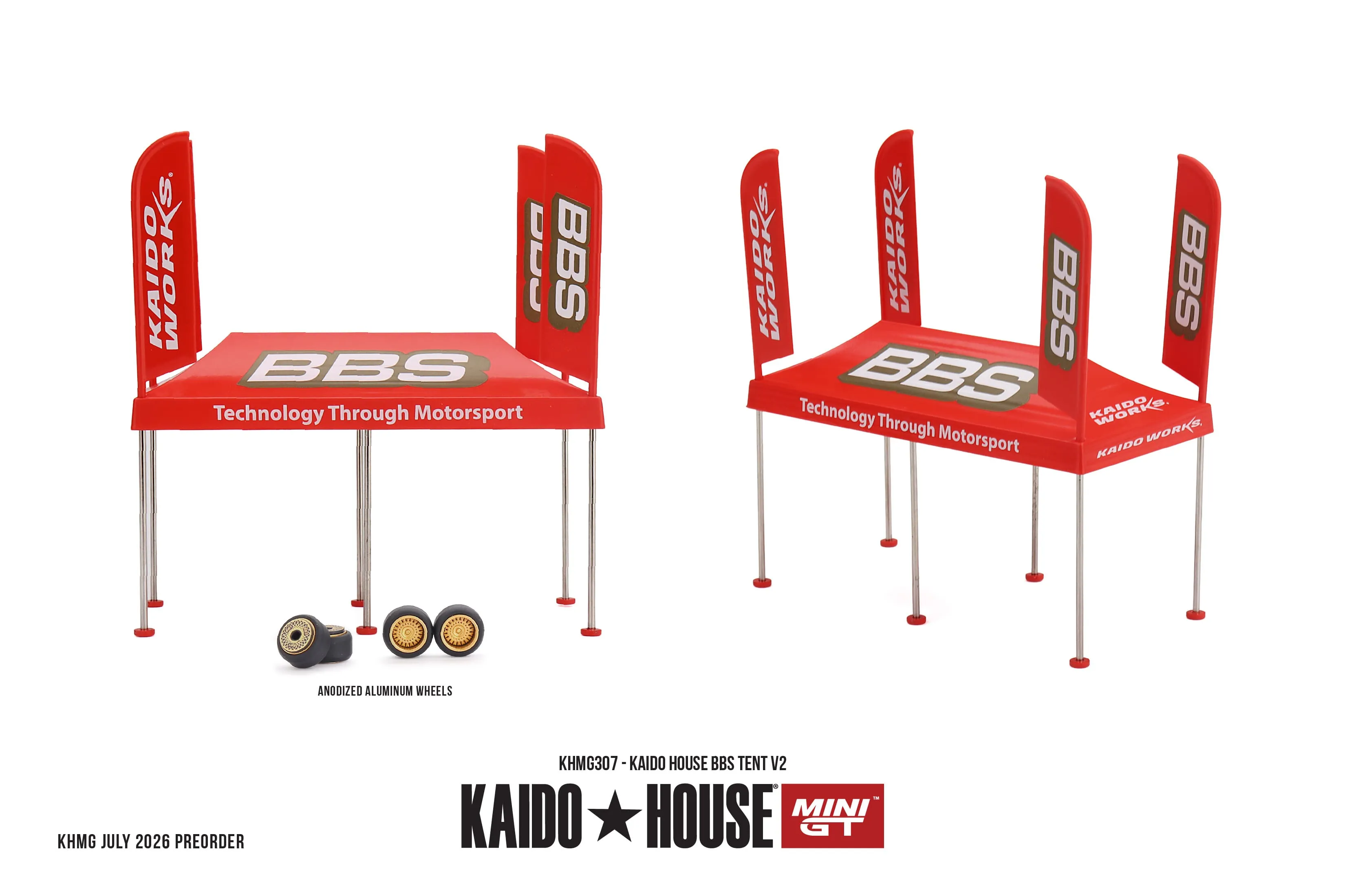 KHMG307 | Kaido House BBS Tent V2 (Akcesoria Diorama 1:64)