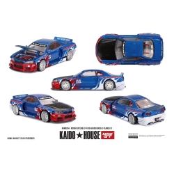 Mini GT Kaido House Nissan Skyline GT-R (R34) – Kaido House Flames V1