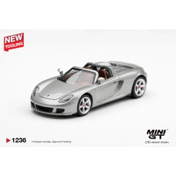 Mini GT Porsche Carrera GT - GT Silver - Blister Pack