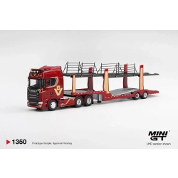Mini GT Scania 770S A6x4NA Car Transporter – V8 50th Anniversary (LHD)