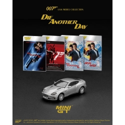 Mini GT Aston Martin V12 Vanquish – Die Another Day (007 James Bond) (Blister Pack)