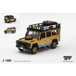 Mini GT Land Rover Defender 110 (1998) – Camel Trophy Tierra del Fuego CT.24 Italy (LHD)