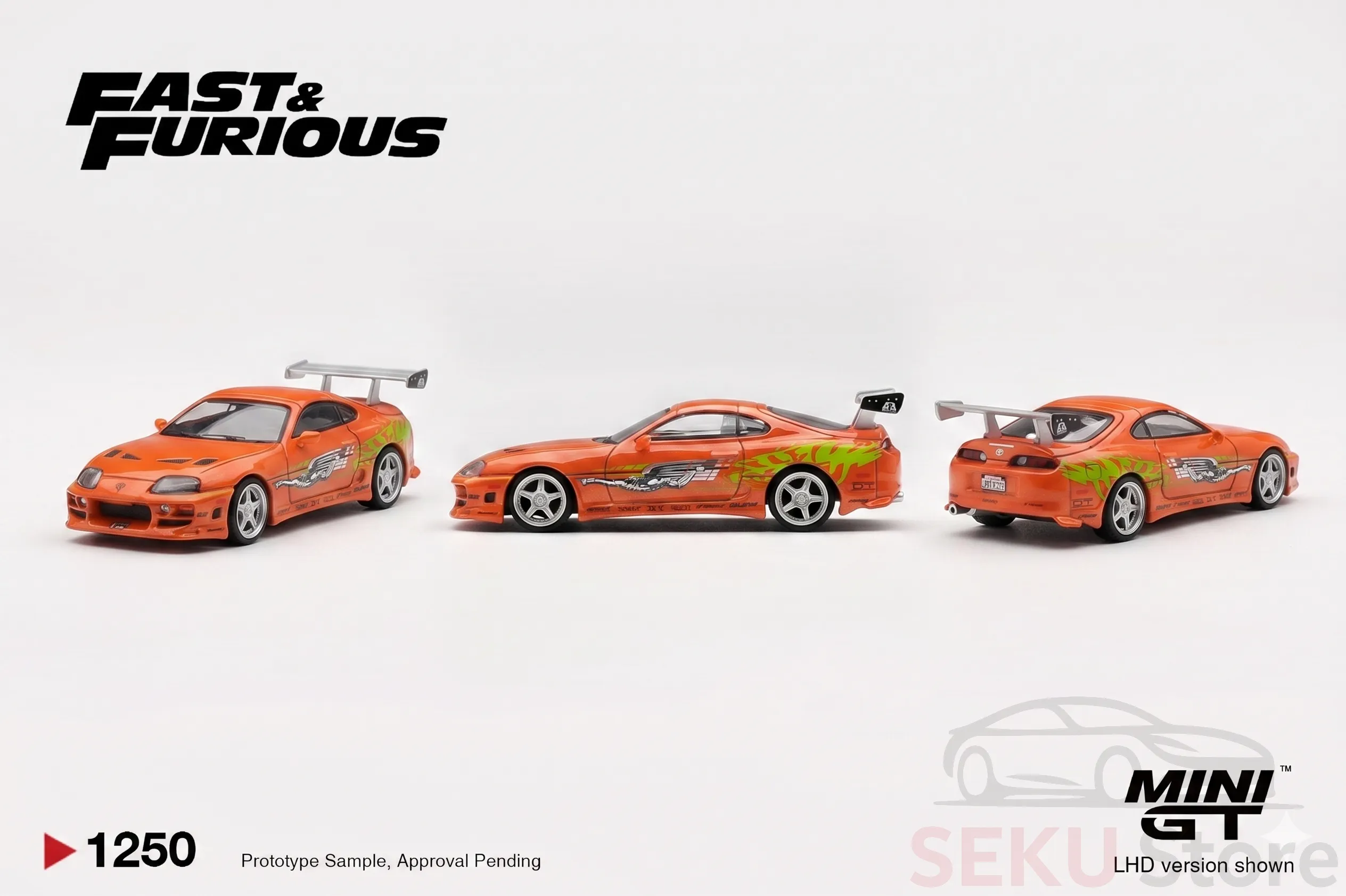 Mini GT Fast & Furious Toyota Supra BOMEX