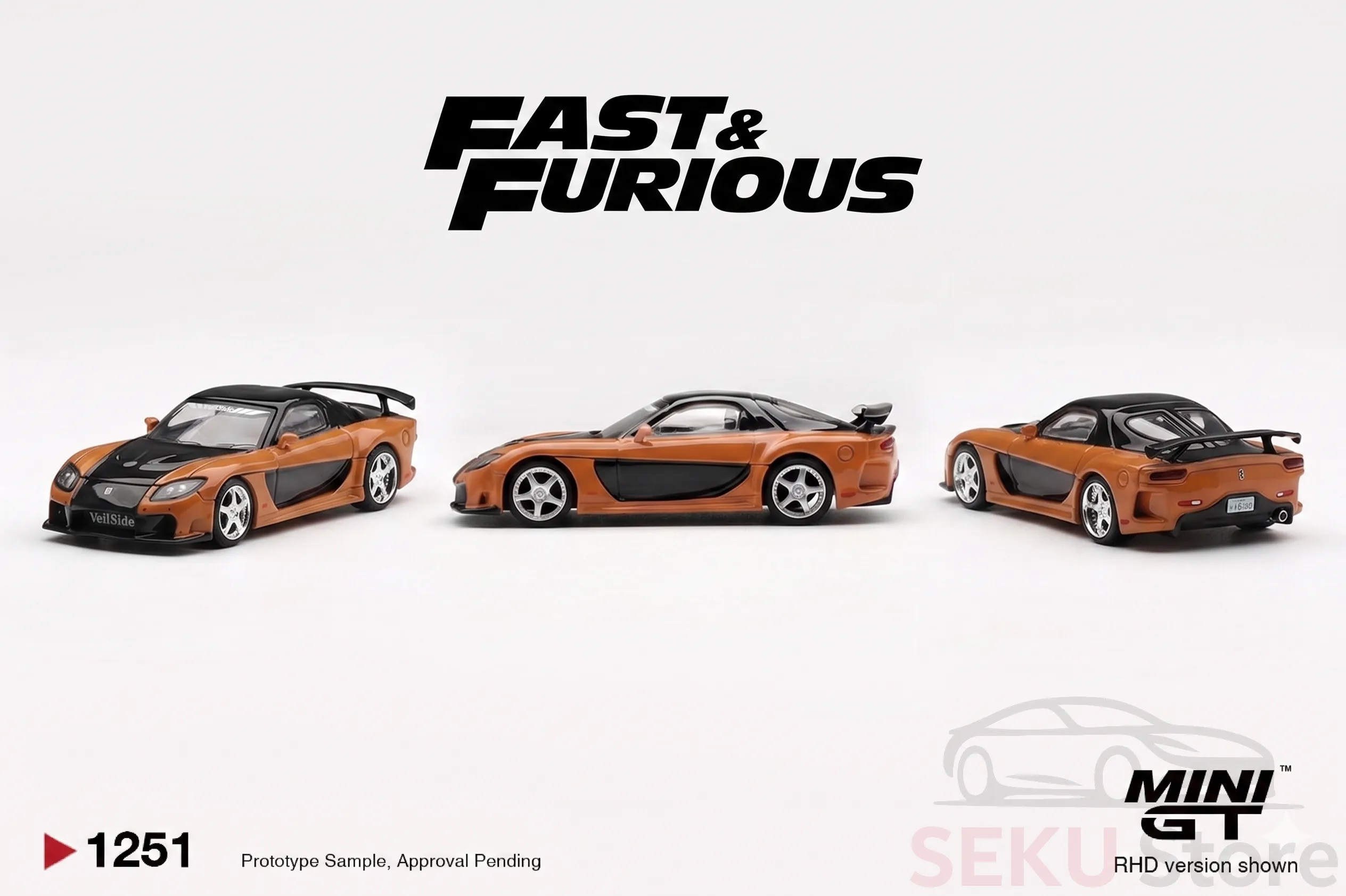 Mini GT Fast & Furious Mazda RX-7 VeilSide Fortune