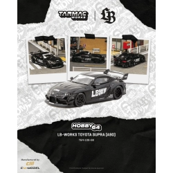 Tarmac Works Toyota GR Supra (A90) – LB-WORKS – Black