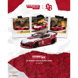 Tarmac Works Toyota GR Supra (A90) – LB-WORKS – Red
