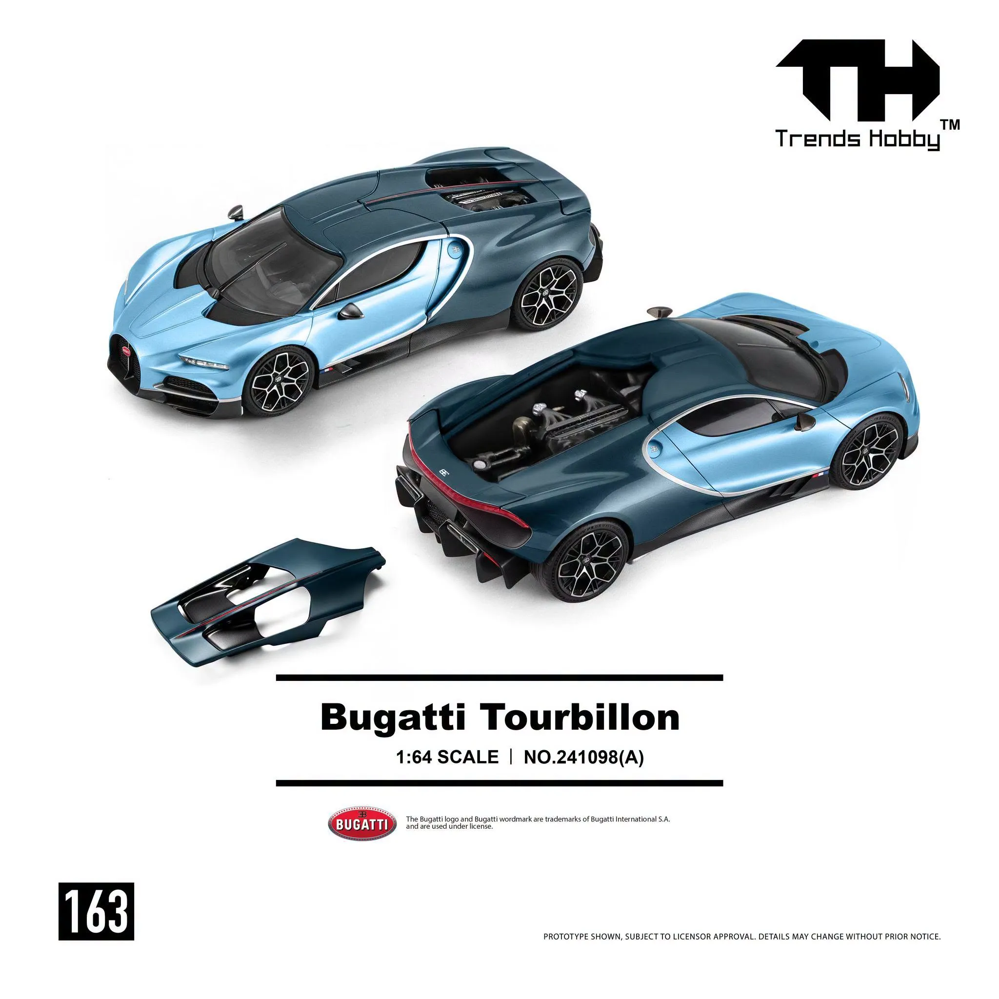 Trends Hobby Bugatti Tourbillon (Wariant A) - 241098A