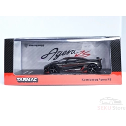 Tarmac Works Koenigsegg Agera RS – Black Carbon Fiber / Red
