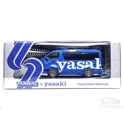 Tarmac Works Toyota Hiace Widebody – Yasaki (Blue/White)